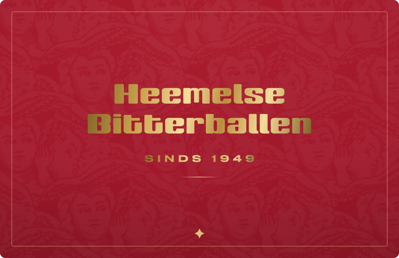 Visitekaartje Heemelse Bitterballen, voorkant